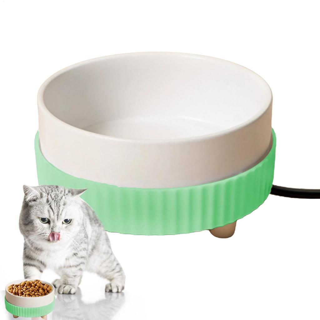 Heated Dog Water Bowl Rechargeable Pet Water Bowl Heater Quiet Pet Water Bowl Heater Animal Drinking Bowl Pet Water Dispenser