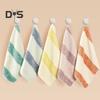 5Pcs/Set Kitchen Towels Super Soft Absorbent Coral Velvet Towels Random Colors Gentle Microfiber Rags