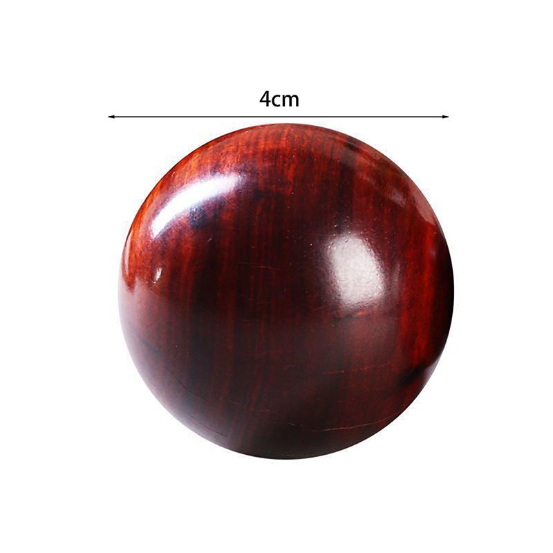 Rosewood Baoding Balls New Chinese Hand Exercise Massage Stress Balls Antique Wooden Health Therapy For Rehabilitation Desk
