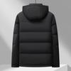 2025 Autumn/Winter Men's Hooded Down Jacket: Warm, Casual, Cold Protection for Middle-aged