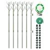 ABUL-Plant Support Stakes Moss Pole Plant Stakes For Climbing Plant For Indoor Plants Green