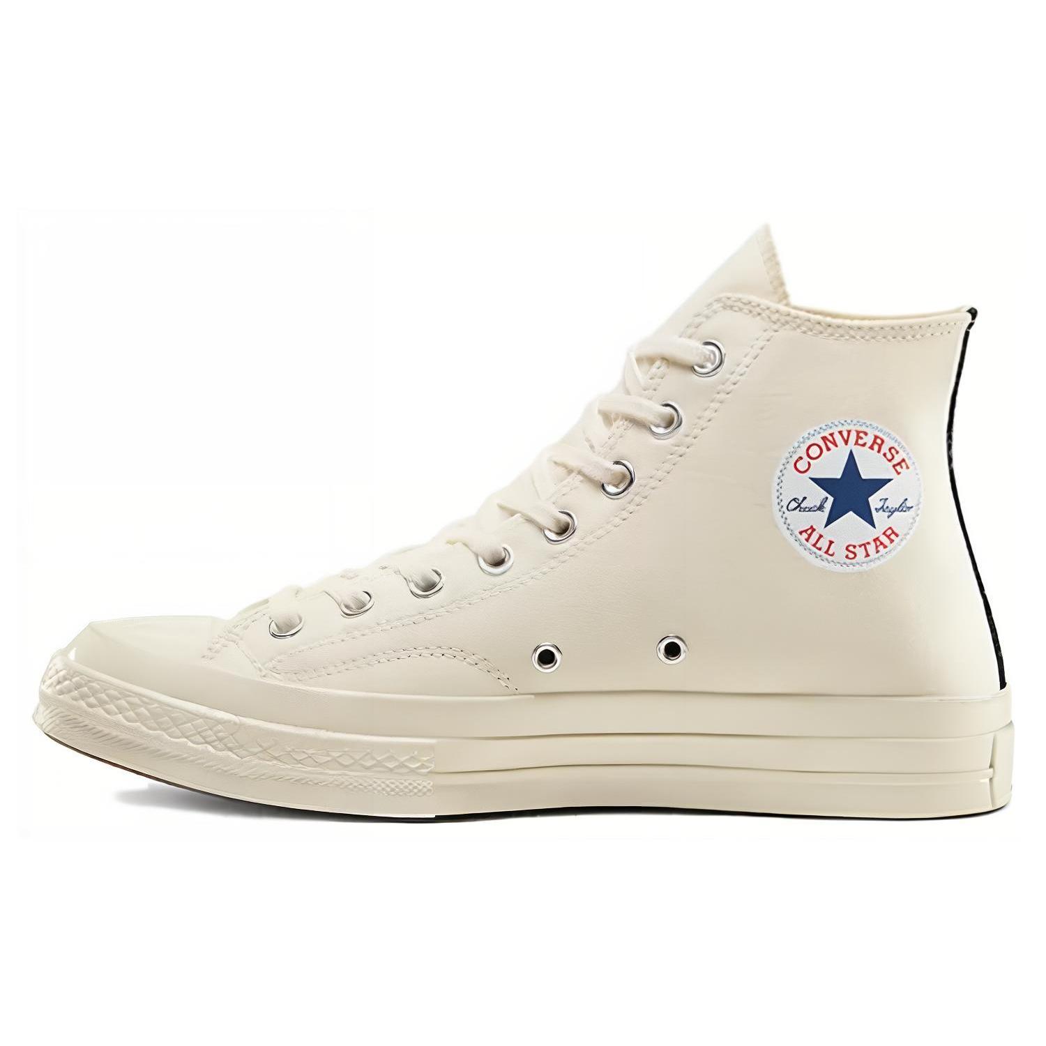 

новые Chuck 70 Comme Des Garçons Play X Converse High Milk 2023 36