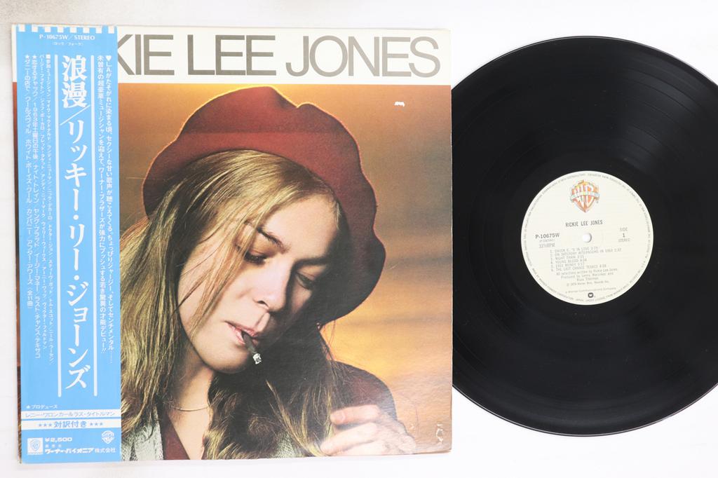 LP Record RICKIE LEE JONES - Rickie Lee Jones P10675W WARNER BROS 1979 Japan Obi Rock Used