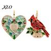 Festive Party Decor 2Pcs Sea Glass Christmas Ornament, Seaglass Heart Bird Angel Tree Star Holiday Supplies Snowman Pendant, Handmade Xmas Hanging
