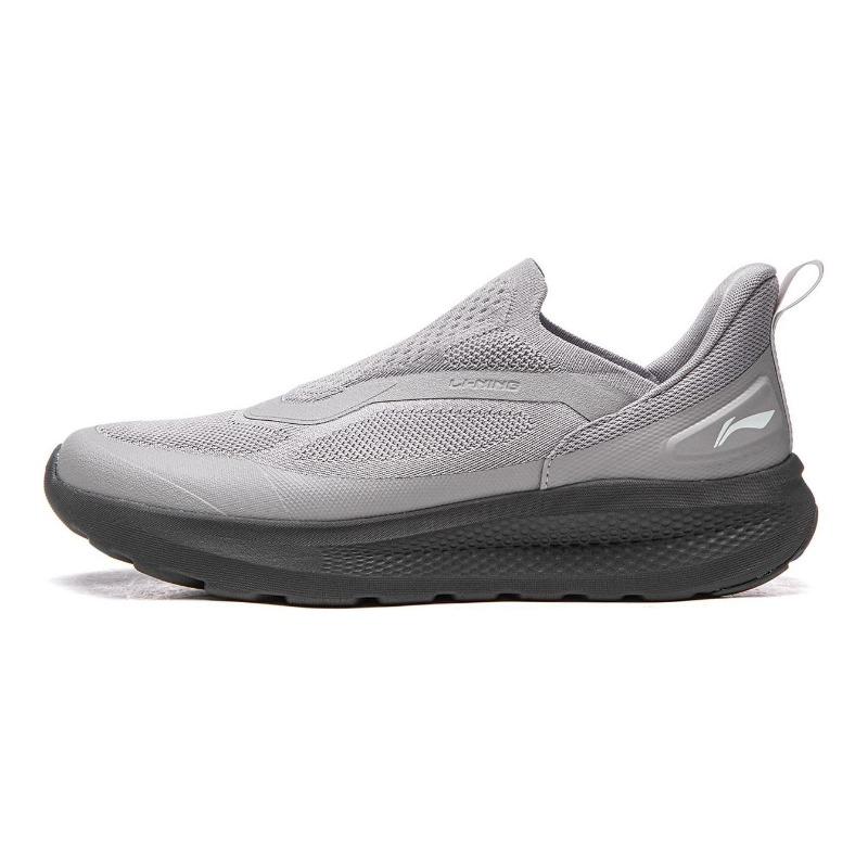 Li-Ning Yunyi Slip On Men s Low Top Casual Shoes Ultimate Grey AGLW055-1 39