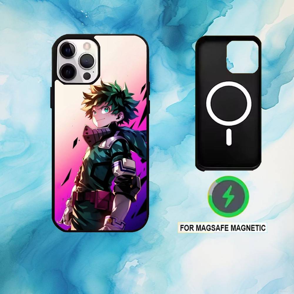 

Мій H-Hero Academia D-Deku Чохол для телефону Для iPhone17,16,15,14,13,12,11 Plus,Pro Max Магнітний Для Magsafe Бездротова зарядка iphone16e