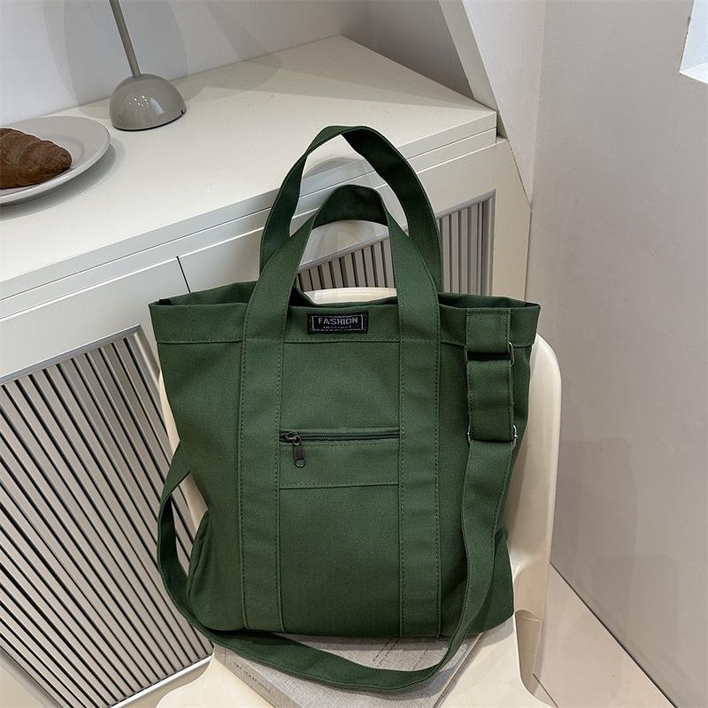 

Холщовая сумка большой вместимости женская универсальная повседневная японская сумка-тоут для поездок на работу студенческая сумка для выхода на занятия портативная на плечо