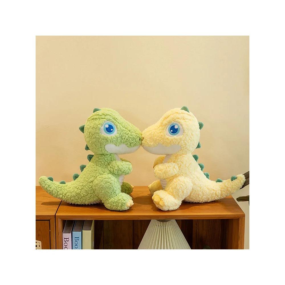 New cartoon Tyrannosaurus rex plush stuffed toy children's sofa pillow Kawaii room decoration creative simulation of dinosaur