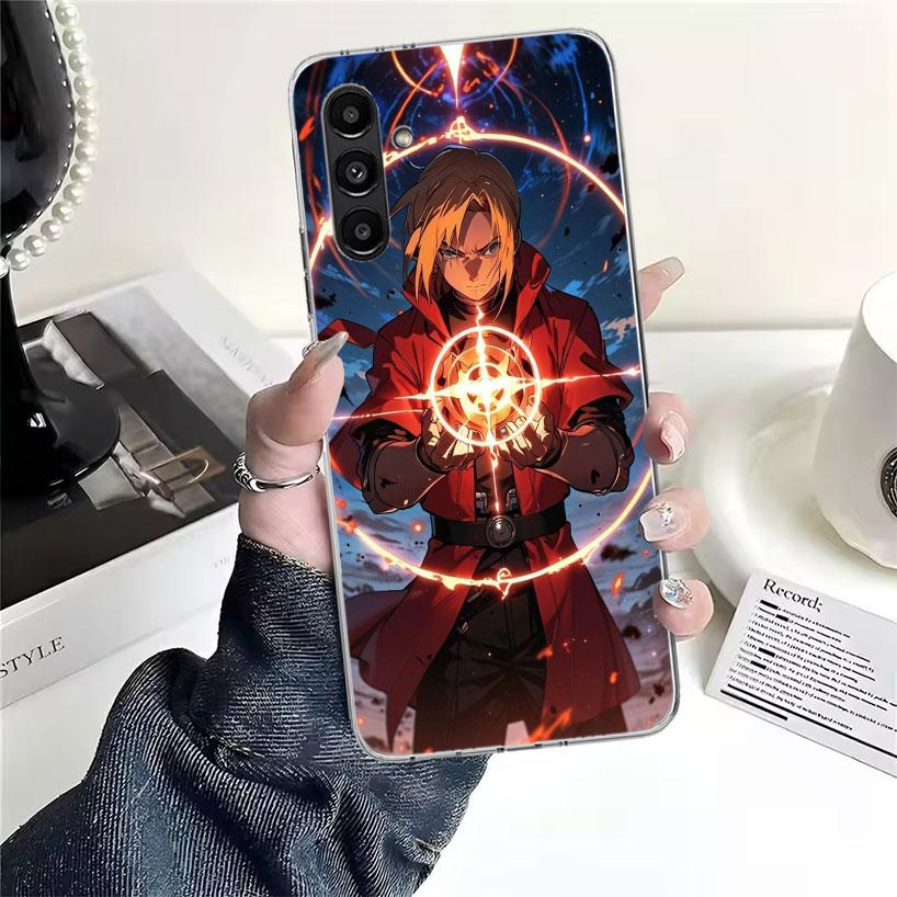 Anime F-ullmetal A-Alchemist Phone Case For Samsung Galaxy A13 A14 A15 A16 A17 A53 A54 A55 A56 A57 A33 A34 A35 A36 A37 A23 A24 A