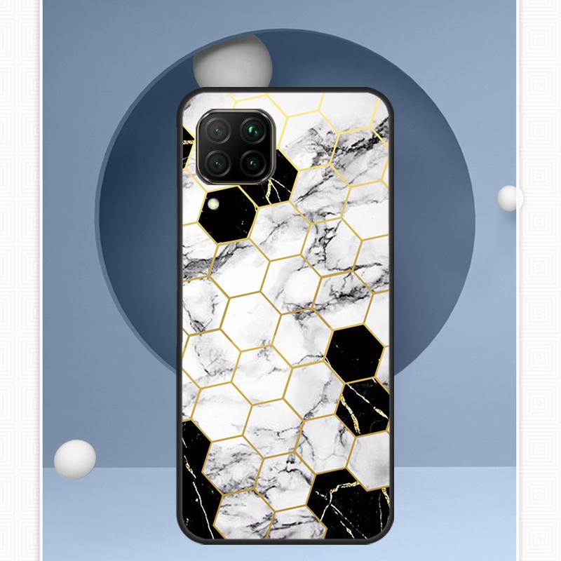Marble Geometric For Huawei P30 P60 Pro P20 P40 Lite Nova 9 10 SE 12s 12i 11i 8i Y91 Y60 Y70 Y72 Y90 Y61 Case
