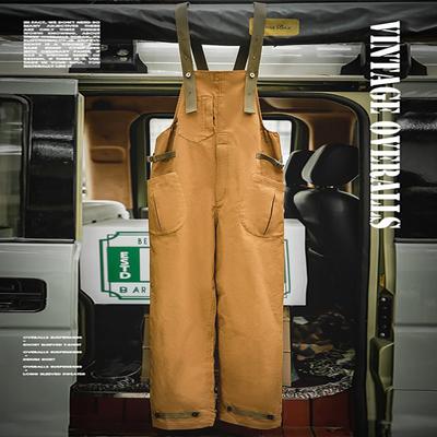 (Qunide) Ανδρικές ρετρό φόρμες casual σαλιάρες Ανδρικές φόρμες λογότυπες φόρμες φορτίου