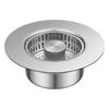 Stainless Steel 3 in 1 Kitchen Sink Drain Stopper Jump Up Anti Clogging Basket Strainer Upgraded Metal Sink Filter Sink Strainer