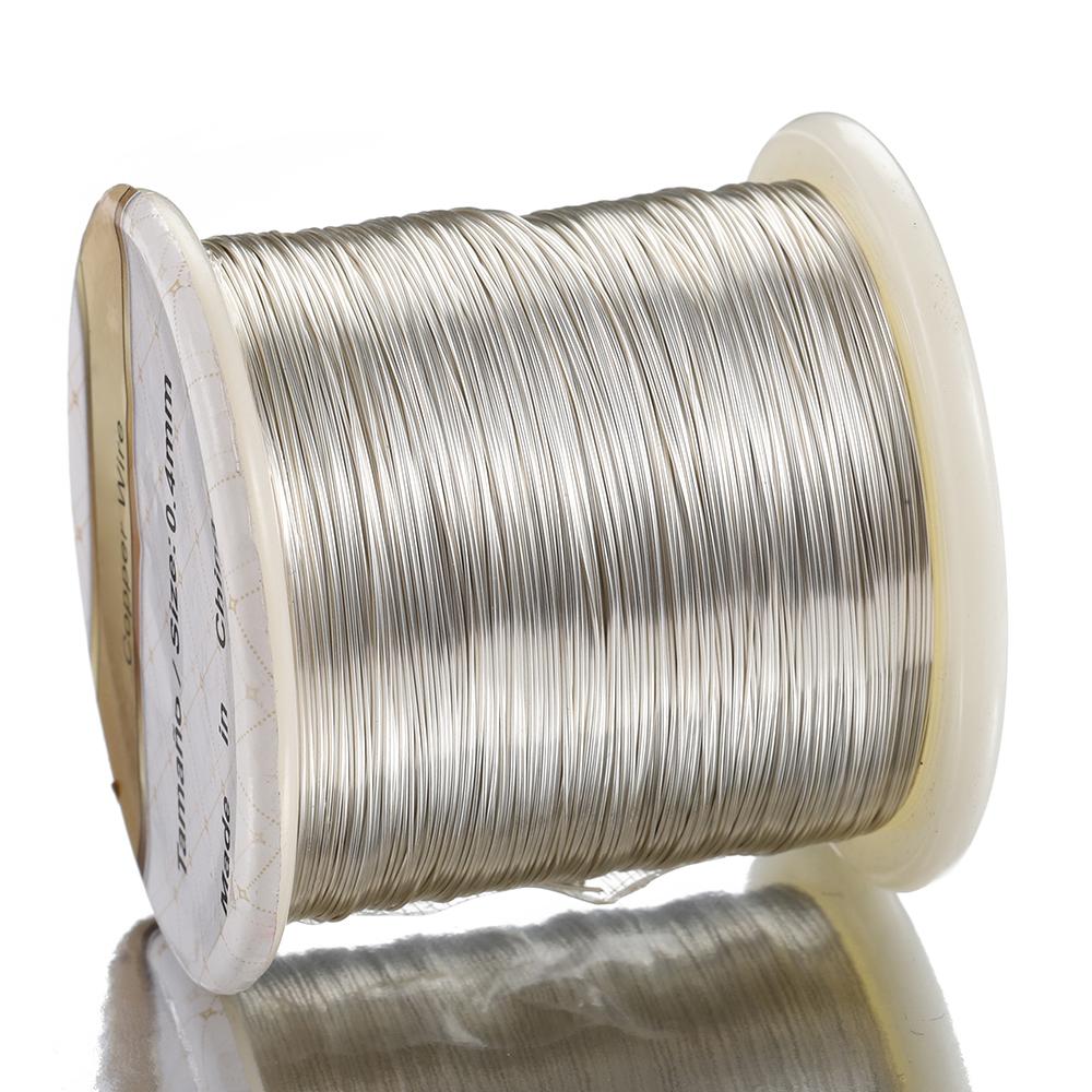 1Roll No Fade Copper Beading Wire Shapable Tarnish-Resistant Wire for DIY Bracelet Earrings Jewelry Making Craft Wholesale