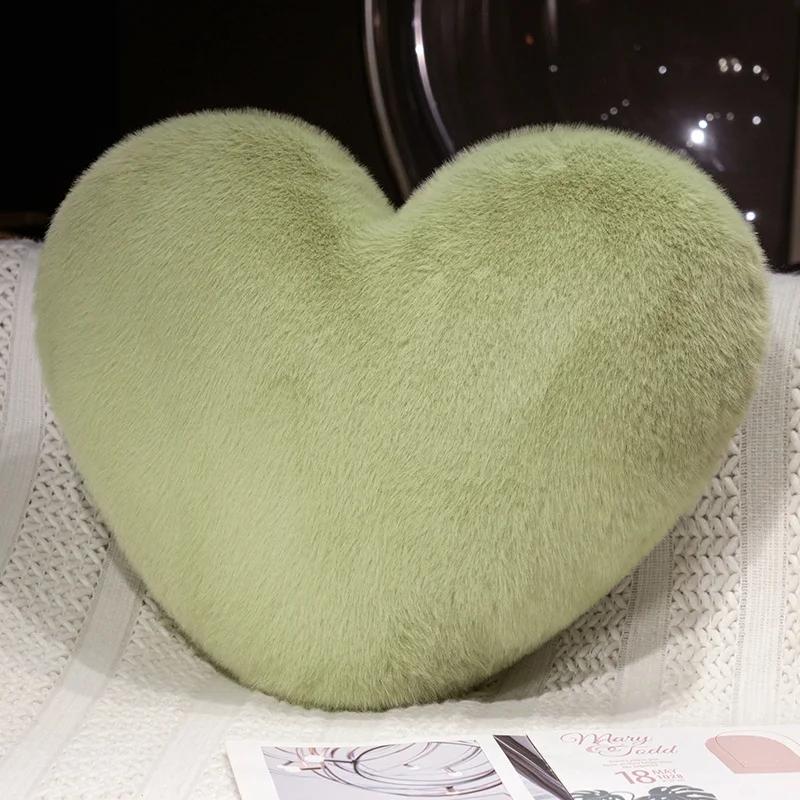 Simulazione 11/40/50Cm Cuscino a Forma di Cuore Giocattoli di Peluche Riempiti Bambole di Cartone Morbide Decorazione per la Casa Regalo Confortevole Regalo di Compleanno