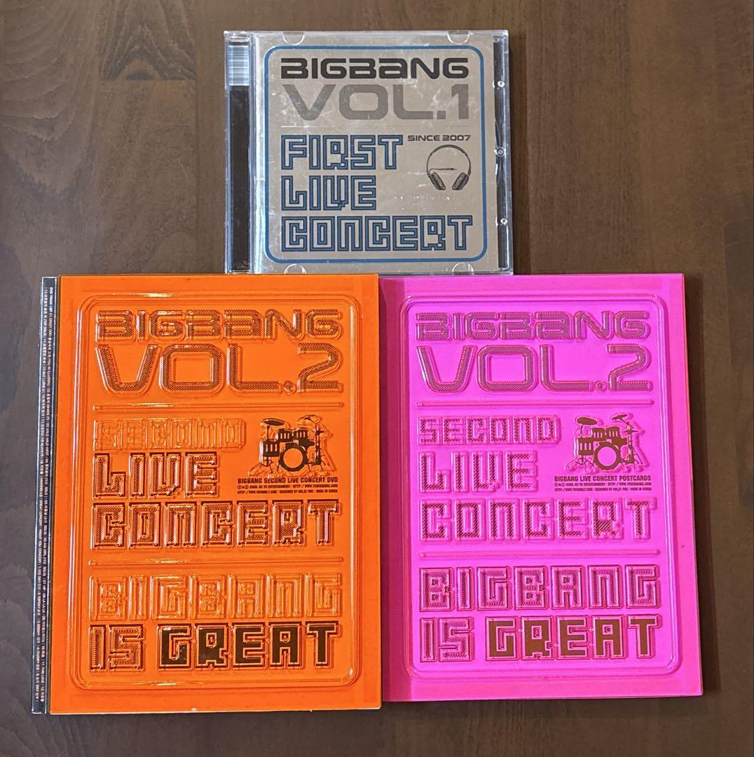 

[USED] Rare BIGBANG VOL.1 CD, VOL.2 DVD set for sale
