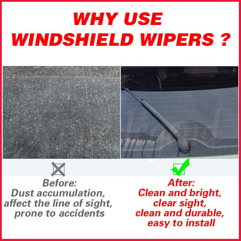 14" For VW Touareg MK2 2010 2011 2012 2013 2014 2015 2016 2017 2018 Windshield Wiper Rear Windscreen Window Wiper Blade
