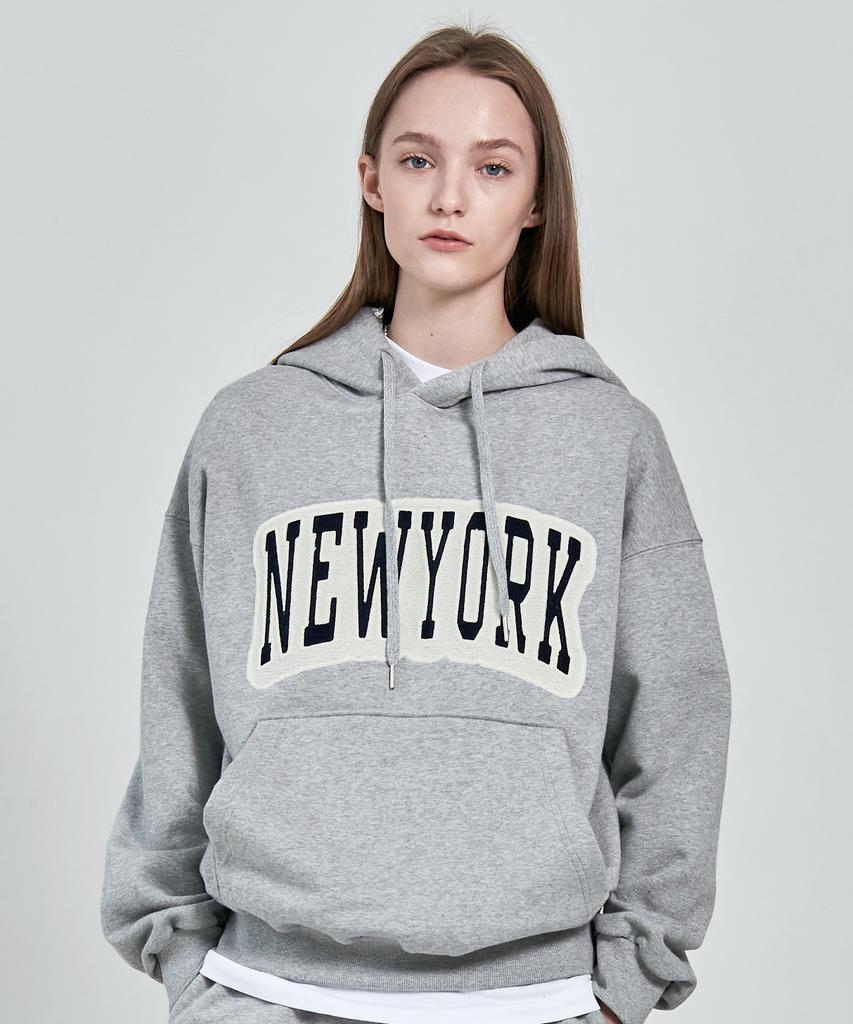 Chain New York Hoodie-Melange