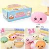 Simulated Dumpling Squishy Flash Dumpling Pressure Ball Slow Rebound Soft Pinch Decompression Rebound Squeeze Reliever Toy