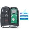 KEYYOU 433MHZ Smart Remote Key for DODGE Journey Durango JEEP Grand Cherokee Chrysler Keyless-go Proximity FCC ID M3N-40821302
