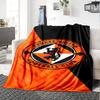 Dundee United FC Print Flannel Blanket High Quality Warm Comfortable Cover for All Seasons Perfect for Gifts Home Decor