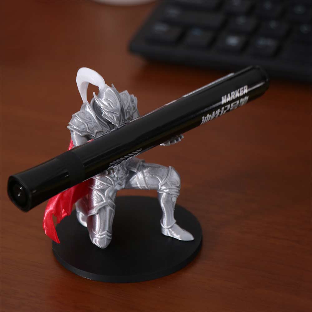 Plastic Knight Pen Holder Unique Stationery Stand Creative Pen Stand  Stationery Display