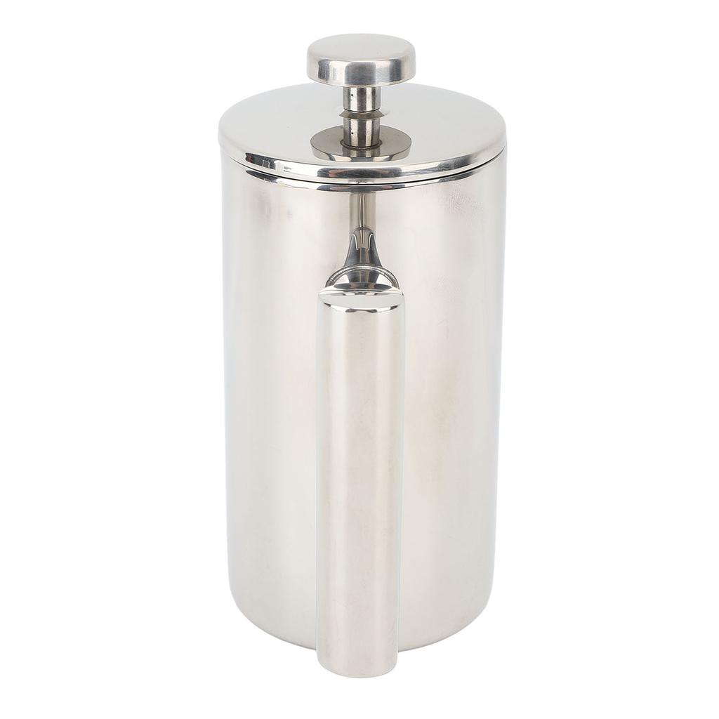 Cafetera de Prensa Francesa 350ml Acero Inoxidable Doble Aislamiento Resistente al Calor Olla de Prensa Francesa