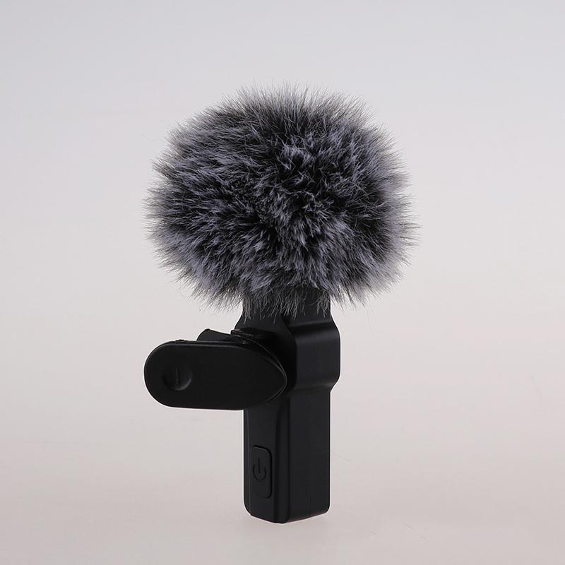 Wireless Collar Clip Microphone Windproof Outdoor Lapel Mic Furry Windscreen Muff For K1,K9 Lavalier Mic Windproof Cover