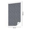Wallpaper Geometric pattern gray, gray background 50x1000