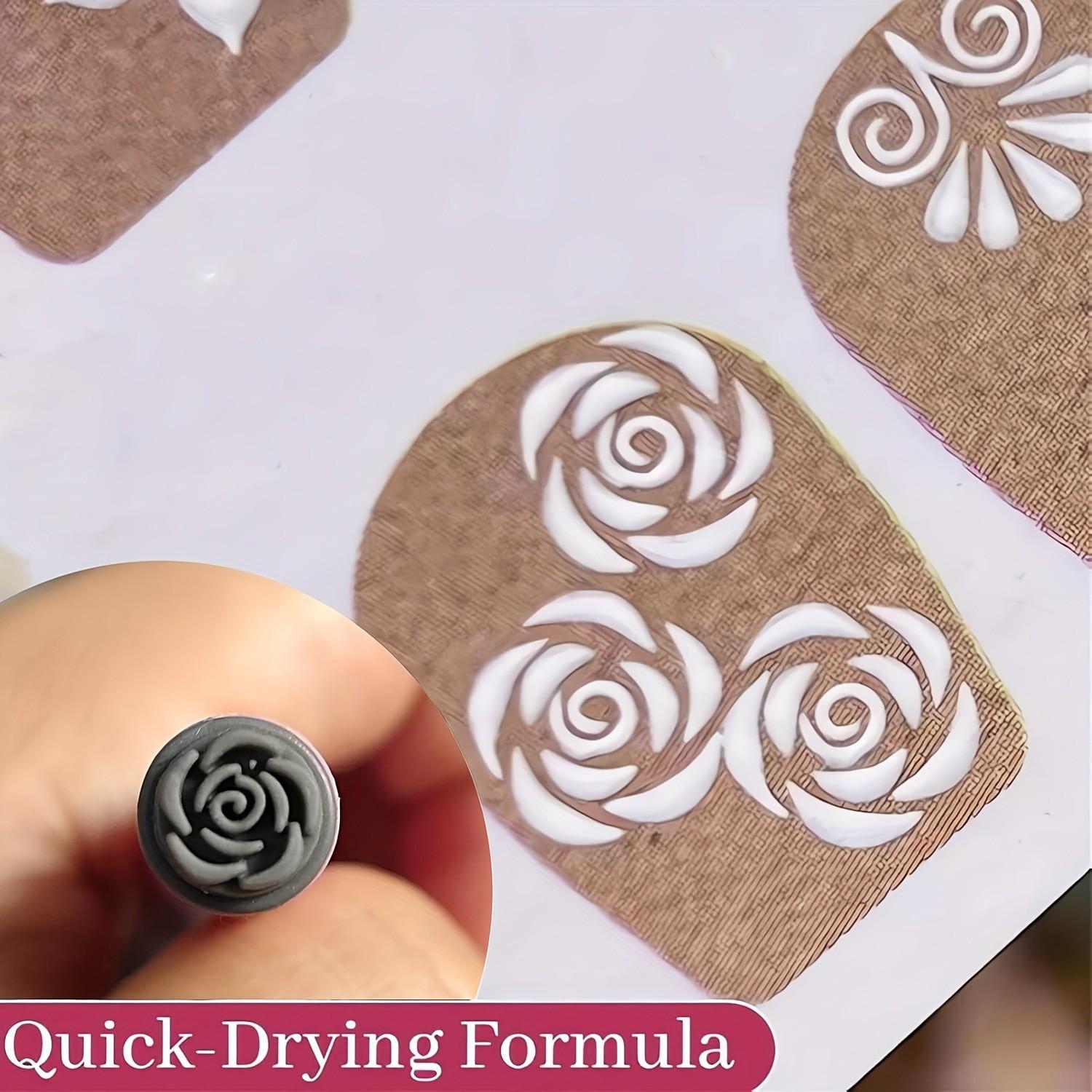 

Двусторонняя ручка для стемпинга и набор из 10 штампов для нейл-арта - Набор инструментов для нейл-арта