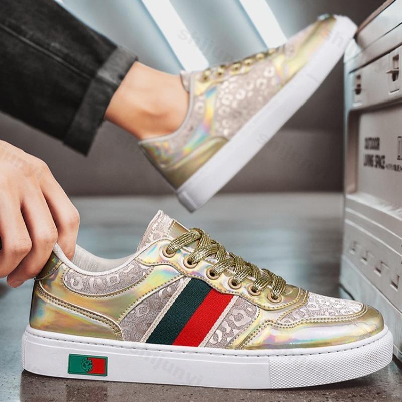 Módní 2025 Nové Podzimní Pánské Niche Design Nízké Silná Podrážka Sportovní Boty Módní Trend Všestranné Pohodlné Protiskluzové Ploché Tenisky