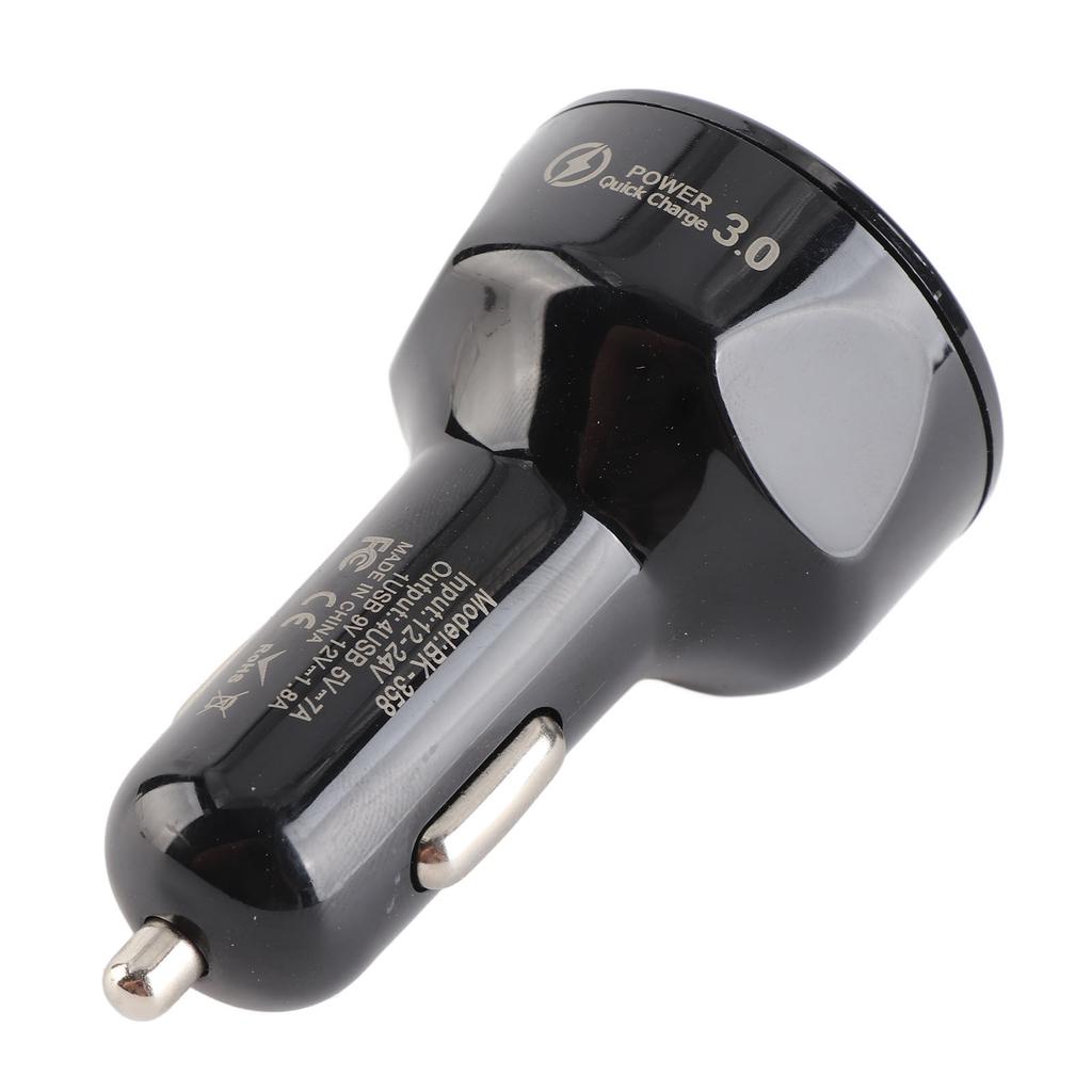 4 In 1 Car Charger Adapter 7A 35W Output Quick Charging Mini Car Charger with 4 USB Interfaces