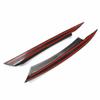 2x Car Headlight Lamp Eyebrow Eyelid Cover Trim Glossy For VW Passat B7 2010-14