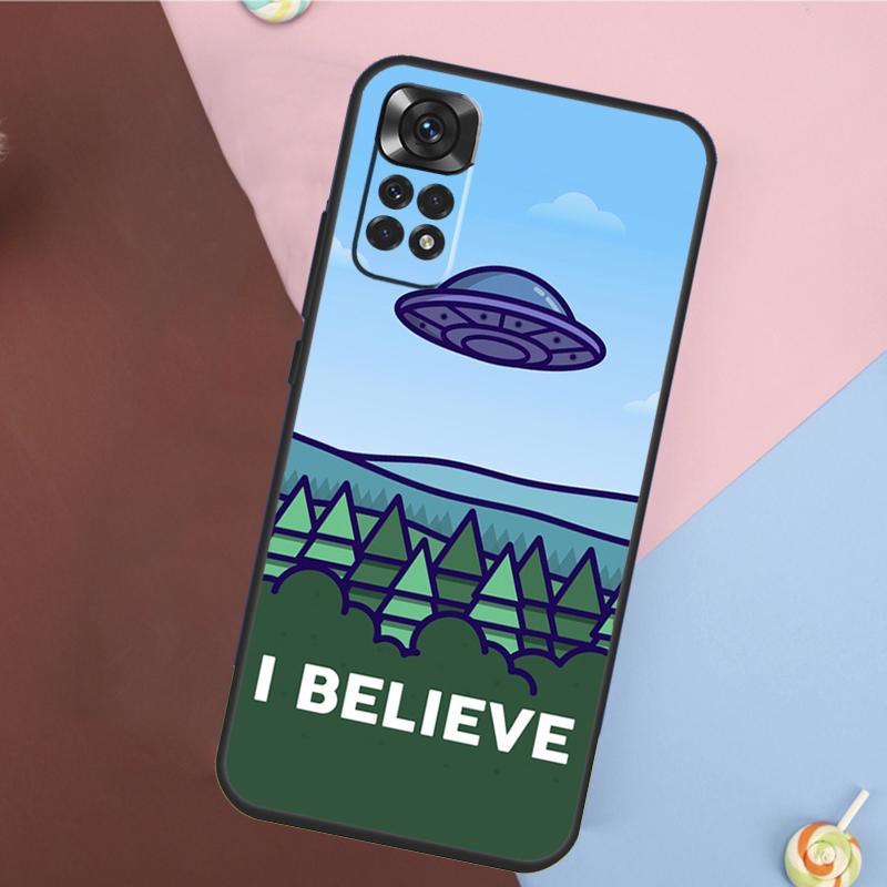 The X Files I Want to Believe Cover For Xiaomi Redmi Note 14 13 12 9 10 11 Pro 9S 10S 11S 12S Redmi 14C 10C 12C 13C Case