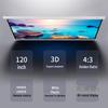 Deli 120-inch 4:3 Electric Remote Control Projector Screen