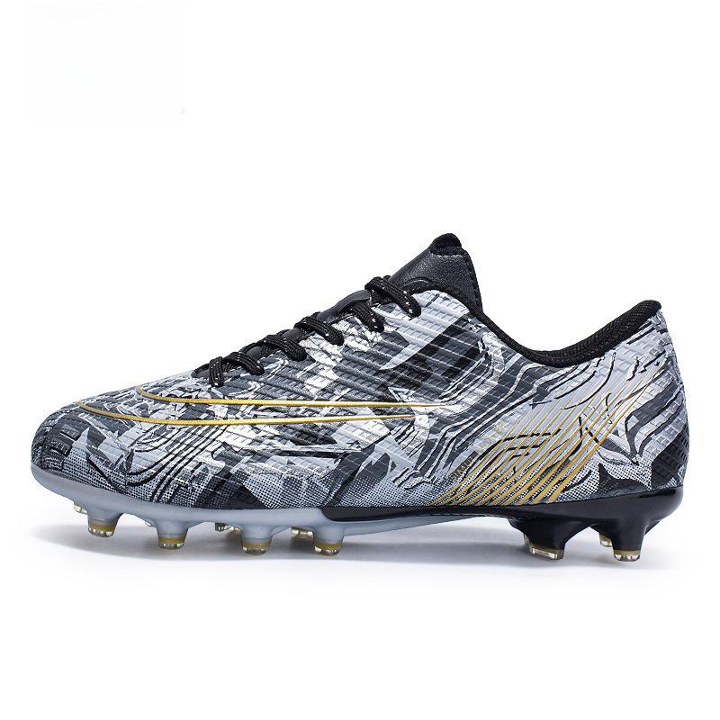 Zhenzu Men's Low-Top AG Spiked Lawn Football and Frisbee Training Shoes