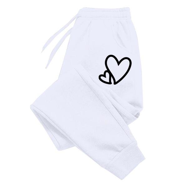 Trendige, persönlichkeitsbedruckte Sport-Jogginghose für Damen, hochwertige, lockere Baumwoll-Langhose, Joggerhose, lässige Fitness-Jogginghose