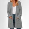 Women's Casual And Fashionable Loose Long Sleeved Sweater Jacket