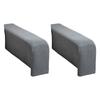 Pack of 2 Sofa Armrest Protectors Full Coverages Stretch Arm Chair Covers Textured Nonslip Slipcovers Machine Washable