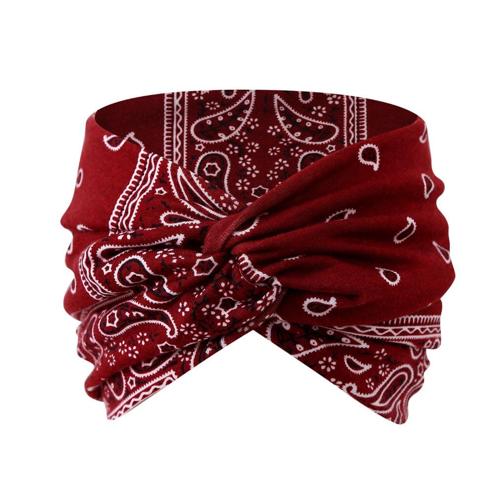 Fasce Larghe Boho Intrecciate da Donna, Turbante Spesso Morbido per Allenamento e Uso Quotidiano