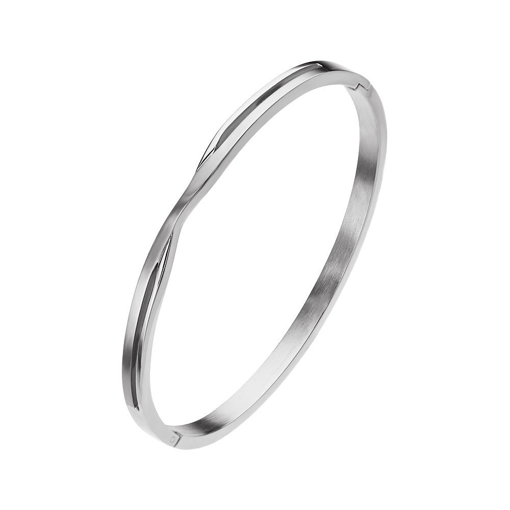 

New Style Women s Niche Design Irregular Hollow Clasp Bracelet