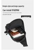 Men's Outdoor Crossbody Sports Phone and Chest Bag with Large Capacity for Casual Cycling and Commuting