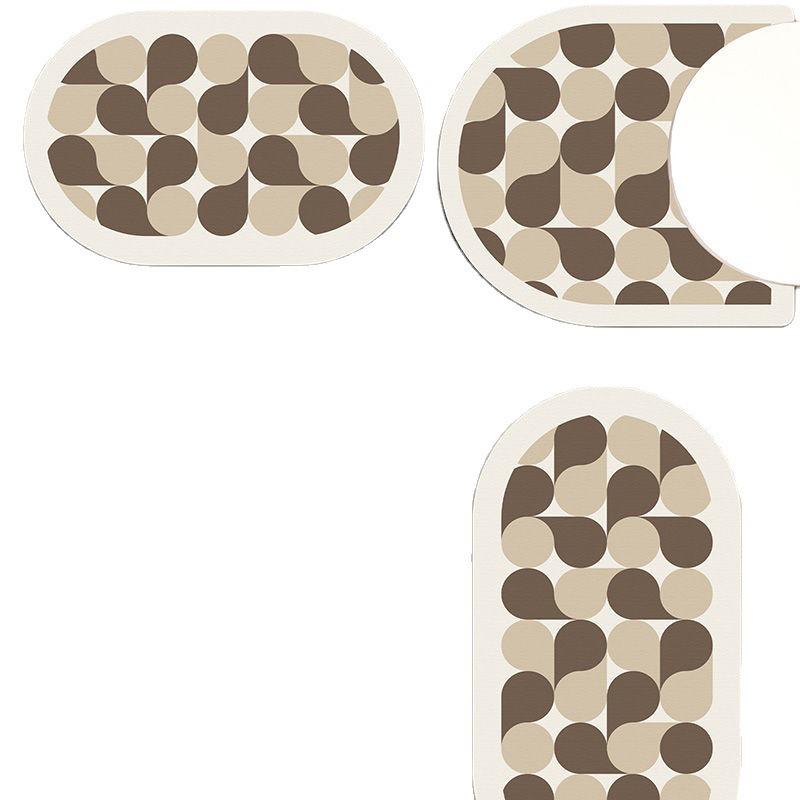 Soft Diatom Mud Non-Slip Bathroom Floor Mat Set - 3 Pieces