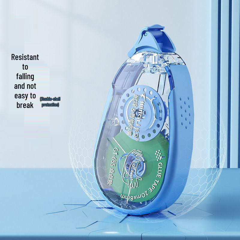 Changli Double-Sided Correction Tape - Large Capacity, Dot Style for Students