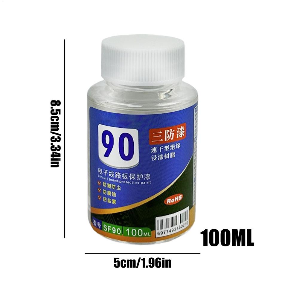 

100ml Clear Conformal Coating Waterproof Protective Paint for Circuit Board, PCB, LED, Automotive Electronics Repair