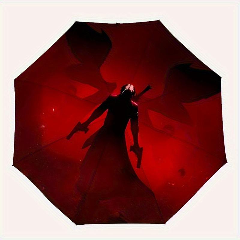 

1pc DEVIL MAY CRY Automatic Open/close Folding Umbrella, Compact Portable Travel Umbrella, Perfect Gift, Durable Construction y250813105