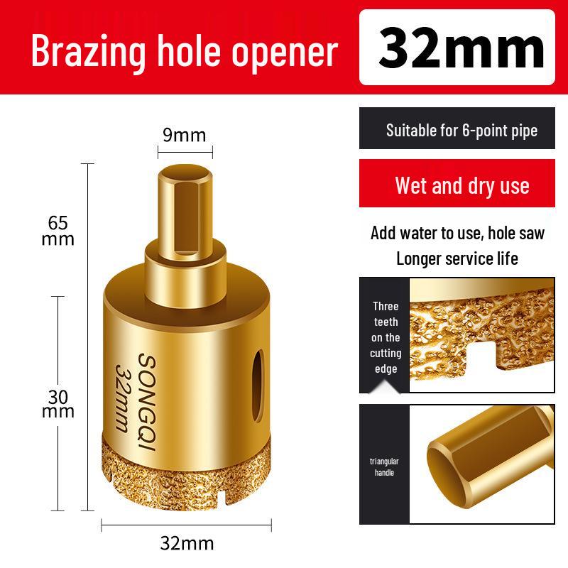 Diamond Tile Drilling Bit for Glass, Marble & Porcelain