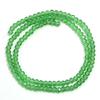 3 4 6 8 10mm Crystal Rondelle Beads Green Abacus Faceted Glass Loose Beads For Jewelry Making DIY Bracelets Necklace Accessories