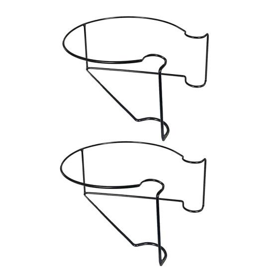 Balcony Railing Flower Pot Holder Floating Railing Planter Shelf Metal Indoor Outdoor Vertical Stairs Hanging Plant Pot Clip Stand Bracket