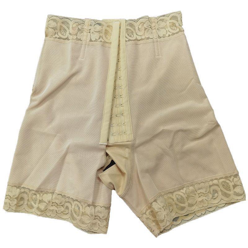 Cross-border Hip-lifting Abdomen-shaping High-waisted Lace Corset Shapewear Pants