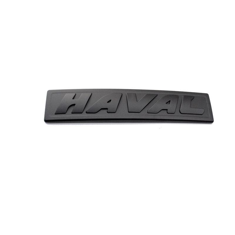 For Haval Emblem Black Italics Badge For Haval Dargo Jolion H6 H3 F7\F7X 2021-2022 Car Body Decal Logo Sticker Pasted